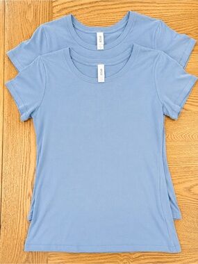 2 pack new size m Unbranded Light Blue Women's Crewneck Tee